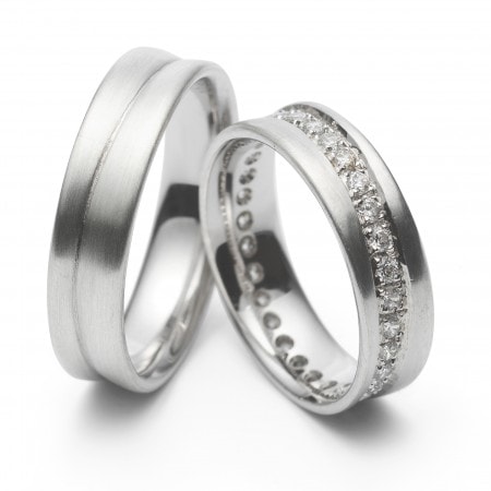 Pavé trouwring